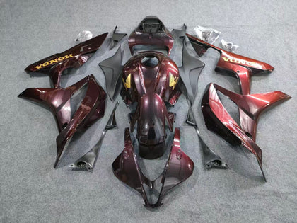2007-2008 Honda CBR600RR Chameleon Black/red Fairing Kit