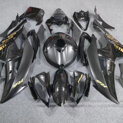 2008-2016 Yamaha YZF-R6 Glossy Black/gold Fairing Kit
