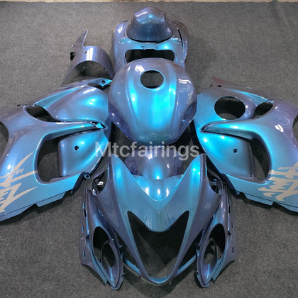 2008-2016 Suzuki Hayabusa GSX1300R Gsxr1300r Chameleon Nardo Gray/blue Fairing Kit