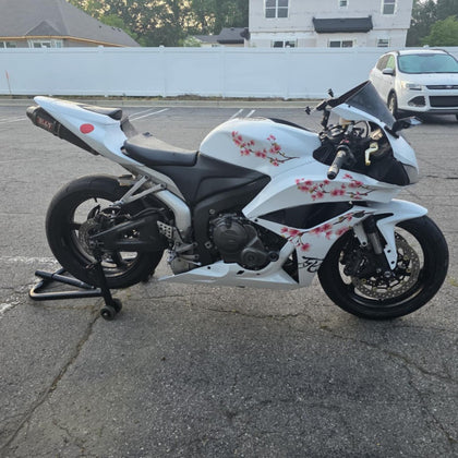 2007-2008 Honda CBR600RR Black/white Split Fairing Kit