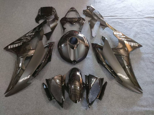 2008-2016 Yamaha YZF-R6 Matte/glossy Black Fairing Kit