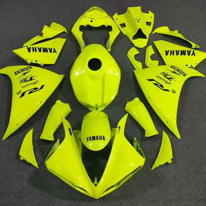 2009-2011 Yamaha YZF-R1 Neon Yellow Fairing Kit