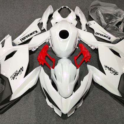 2017-2023 Kawasaki Ninja 400 Chameleon White Fairing Kit
