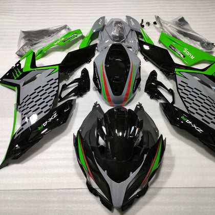 2017-2023 Kawasaki Ninja 400 Greenand Gray Fairing Kit