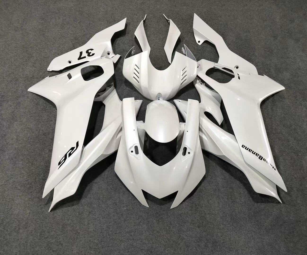 2017-2021 Yamaha YZF-R6 Pearl White Fairing Kit