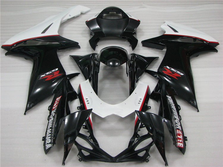 2011-2022 Suzuki GSX-R600 Glossy Black 750 Fairing Kit