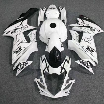 2011-2022 Suzuki GSX-R600 White 750 Fairing Kit
